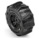 Pro-line Dumont F/R Tires Mounted 12mm Black Split Six (4) for Arrma Mojave Grom