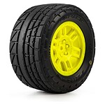 Pro-Line Menace Street Tires & Yellow Split Six Wheels for Arrma Mini Kraton
