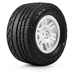 PRO-LINE MENACE F/R Street Tires MTD 12mm White Split Six for ARRMA MINI KRATON
