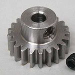 Robinson Racing 21 Tooth .6 MOD Metric Steel Alloy Pinion Gear, 1/8" Bore RRP-1121