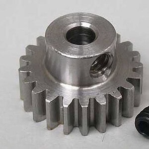 Robinson Racing 21 Tooth .6 MOD Metric Steel Alloy Pinion Gear, 1/8" Bore RRP-1121