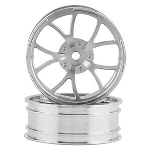 SSD RC Y Spoke Drag Front 2.2 Wheels (Silver)