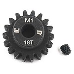 Yeah Racing 18T MOD1 Pinion Gear HD Steel 5mm Bore YR-MG-10008