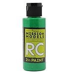 Mission Models RC Green Acrylic Lexan Body Airbrush Paint MMRC-006