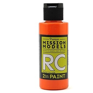 Mission Models RC Orange Acrylic Lexan Body Airbrush Paint MMRC-008
