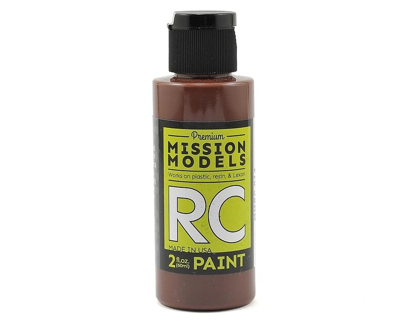 Mission Models RC Dark Brown Acrylic Lexan Body Airbrush Paint MMRC-014