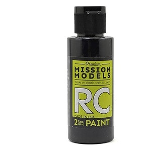 Mission Models Water-based RC Pearl Black Paint Airbrush Ready 2oz MMRC-025
