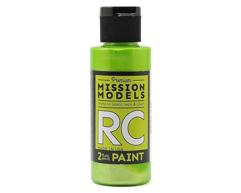 Mission Models RC Pearl Lime Acrylic Lexan Body Airbrush Paint MMRC-028