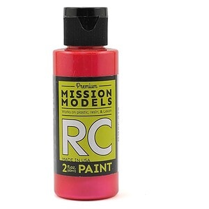 Mission Models Water-based RC Iridescent Red Paint Airbrush Ready 2oz MMRC-029