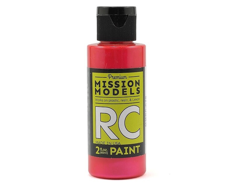 Mission Models Water-based RC Iridescent Red Paint Airbrush Ready 2oz MMRC-029
