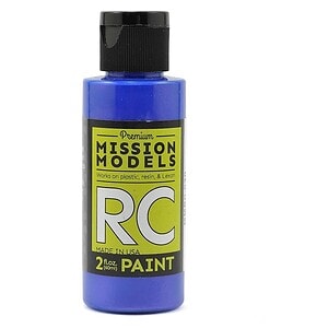 Mission Models Water-based RC Airbrush Paint 2 oz Bottle Irdescent Blue MIOMMRC-030
