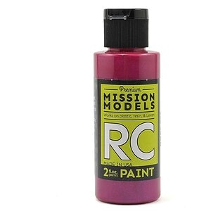 Mission Models Water-based RC Iridescent Candy Red Paint Airbrush Ready 2oz MMRC-032