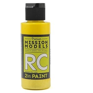 Mission Models Water-based RC Iridescent Yellow Paint Airbrush Ready 2oz MMRC-033