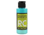 Mission Models Water-based RC Iridescent Teal Paint Airbrush Ready 2oz MMRC-034