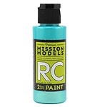Mission Models Water-based RC Iridescent Teal Paint Airbrush Ready 2oz MMRC-034