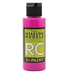 Mission Models Fluorescent Racing Berry Acrylic Lexan Body Paint Airbrush Ready 2oz MMRC-044