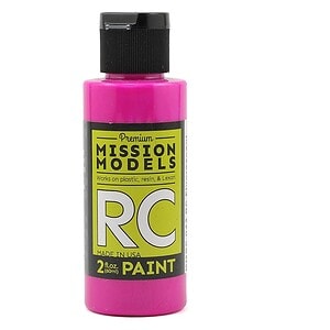 Mission Models Fluorescent Racing Berry Acrylic Lexan Body Paint Airbrush Ready 2oz MMRC-044