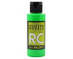 Mission Models Water-based RC Fluorescent Racing Green Paint Airbrush Ready 2oz MMRC-048