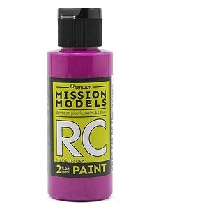 Mission Models Water-based RC Fluorescent Racing Violet Paint Airbrush Ready 2oz MMRC-049