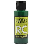 Mission Models Water-based RC Translucent Green Paint Airbrush Ready 2oz MMRC-052