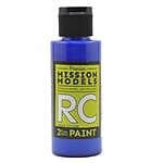 Mission Models Water-based RC Translucent Blue Paint Airbrush Ready 2oz MMRC-053