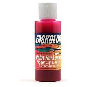 Parma PSE Faskolor Water Based Airbrush Paint Faslucent Pink 2oz