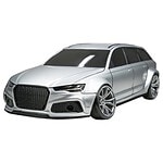 Aplastics Audi RS6 Avant Wagon AP-RS6A Body (Clear)