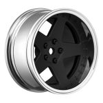 Louise R/C 5 Spoke Matte Black 1/10 Drift Wheel