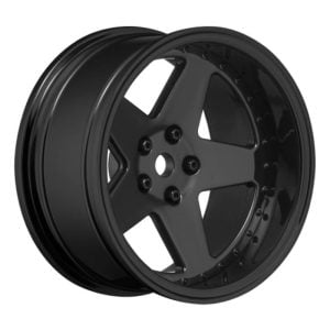 Louise R/C 5 Spoke Gloss Black 1/10 Drift Wheel