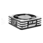 Corally Ultra High Speed Cooling Fan TF-30 w/BEC Connector 30mm Color Black-Silver