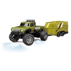 1/64 RC PRO R/C truck with App Control in green.