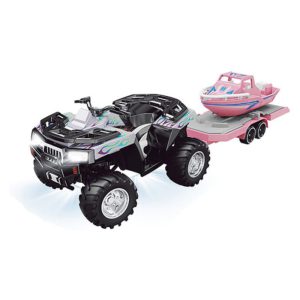1/64 RC PRO R/C ATV with Jetski and App Control in Silver.
