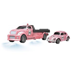 1/64 RC PRO R/C Tow truck with Beetle Pink