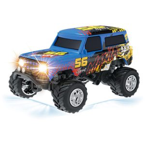 1/64 RC PRO Bronco R/C Off-road Vehicle with App Control in blue.