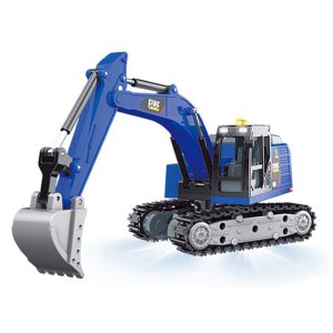 Dark blue 1/64 RC PRO R/C Micro Excavator with App Control.