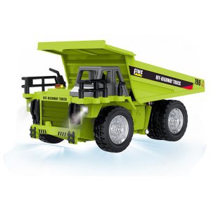 Green 1/64 RC PRO R/C Micro Dump Truck with App Control.