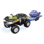 1/64 RC PRO R/C ATV with Jetski and App Control Green