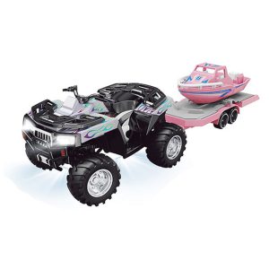 1/64 RC PRO R/C ATV with Jetski and App Control Silver