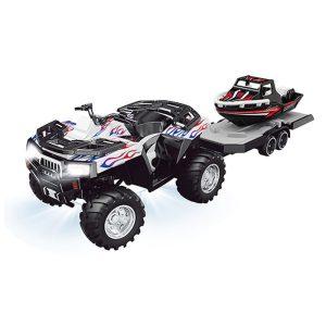 1/64 RC PRO R/C ATV with Jetski and App Control White