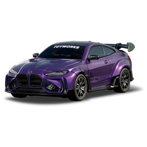 1/43 RC PRO BMW M4 Coupe G82 R/C Drift Car in purple.