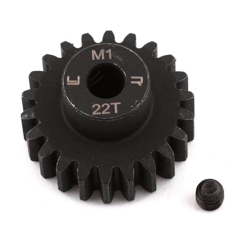Yeah Racing Hardened Steel Mod 1 Pinion Gear (5mm Bore) (22T)