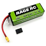 Rage RC 5300mah 3s 11.1v 60c Hard Case LiPo Battery with Xt60 RGRLP53003S60T