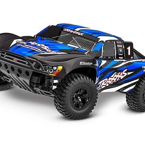 1/10 Traxxas Slash 2WD Short Course Truck BlueX w/XL-5 ESC & USB-C Charger