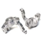 Racers Edge 1/10 Yeti Aluminum Front Steering Knuckles (Pair) -Silver RCE1860S