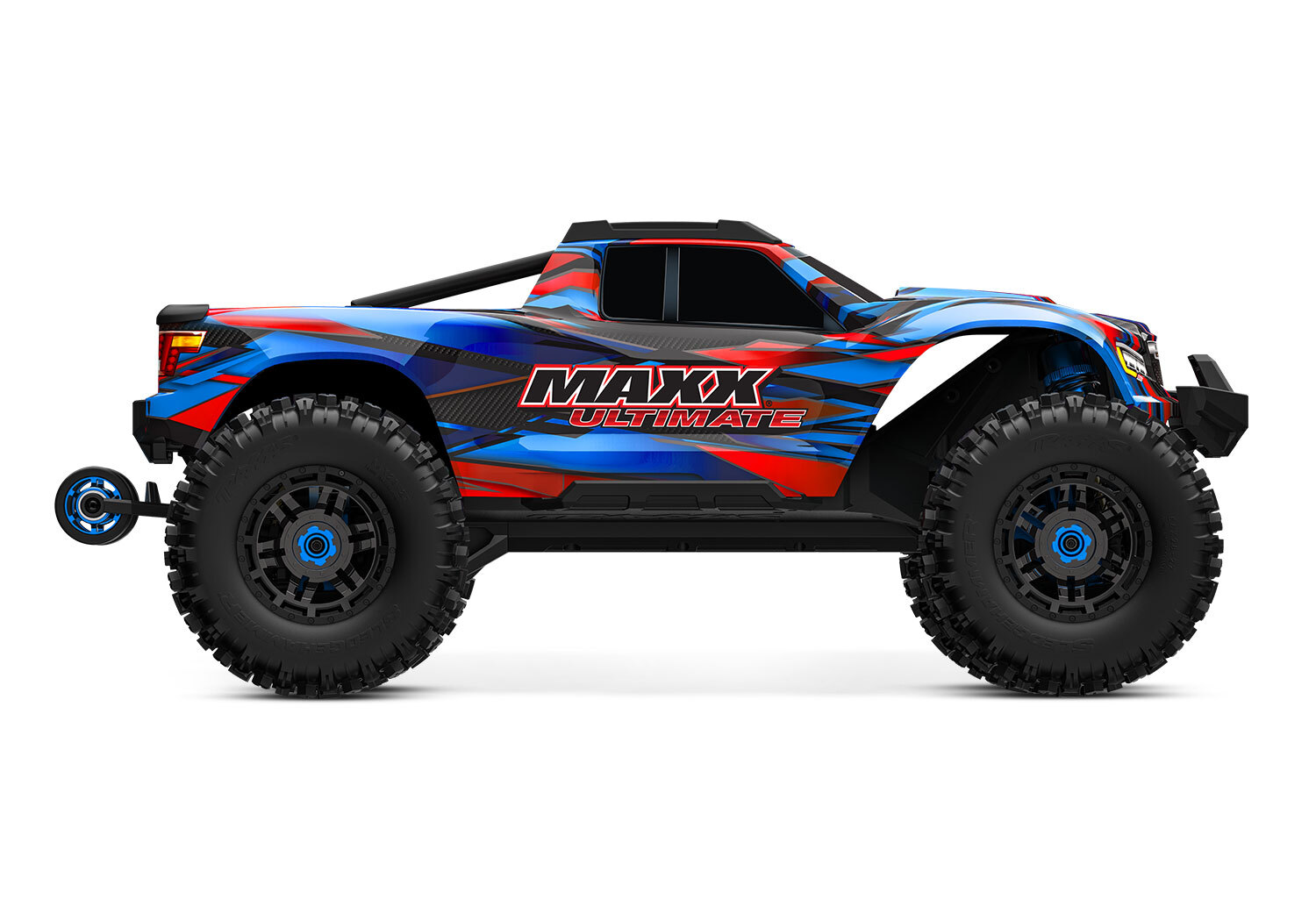 1/10 Traxxas Maxx Ultimate Brushless RTR 4WD Monster Truck Blue - 89087-4-maxx-ultimate-side-blue_v1 1/10 Traxxas Maxx Ultimate Brushless RTR 4WD Monster Truck Blue