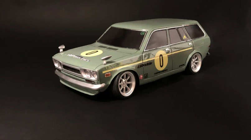 Aplastics Datsun 510 wagon AP-D510 Body (Clear)