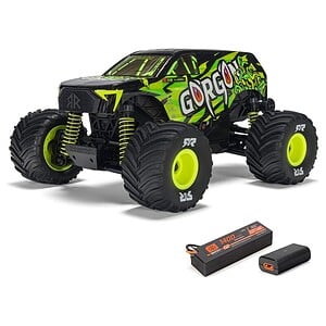 1/16 Arrma Gorgon Grom 4X4 RTR Brushed Monster Truck Yellow w/Battery and Charger