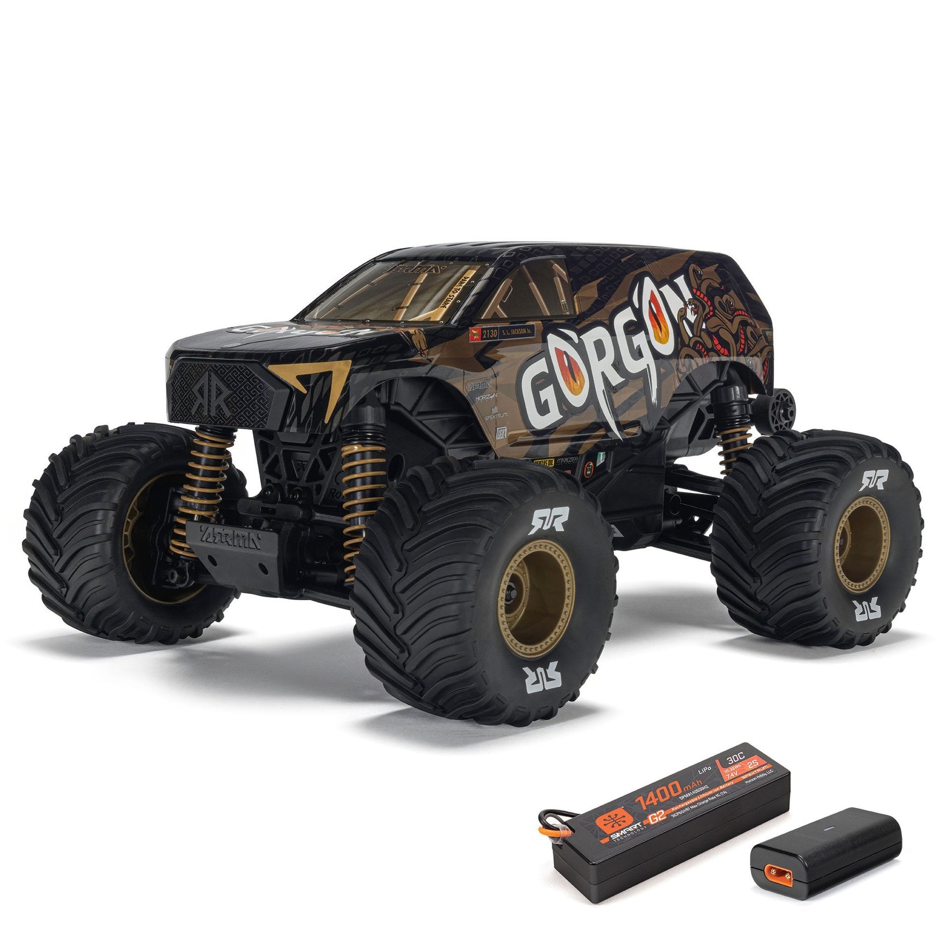 1/16 Arrma Gorgon Grom 4X4 RTR Brushed Monster Truck Bronze w/Battery and Charger