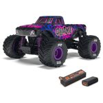 1/16 Arrma Quake Grom 4X4 RTR Brushed Monster Truck Battery and Charger Included Purple 1/16 Arrma Quake Grom 4X4 RTR Brushed Monster Truck Battery and Charger Included Purple