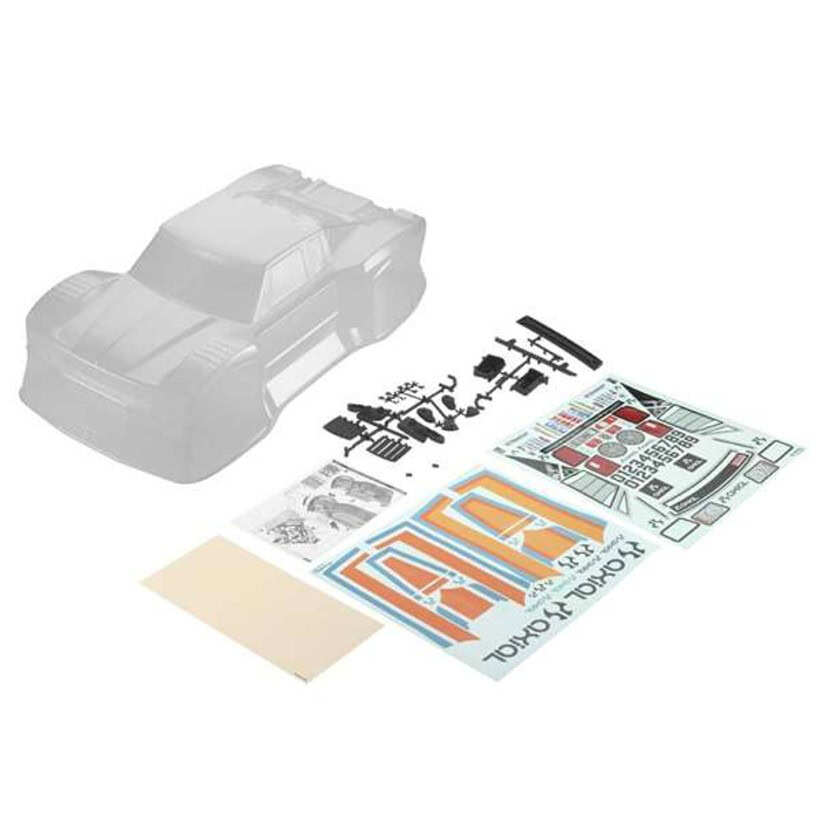 Axial TT-380 Retro-Trophy Truck AX31310 .040 Body (Clear)